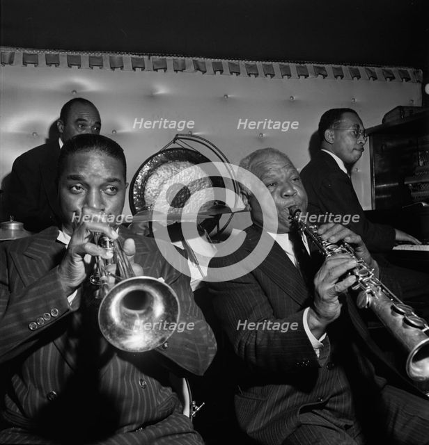 Portrait of Freddie Moore, Hot Lips Page, Sidney Bechet, and Lloyd...Jimmy Ryan's (Club), N.Y., 1947 Creator: William Paul Gottlieb.