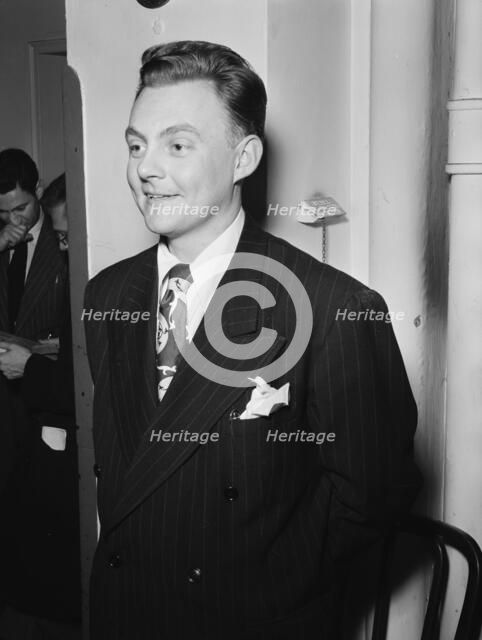 Portrait of Freddie Ohms, New York, N.Y.(?), ca. Mar. 1947. Creator: William Paul Gottlieb.