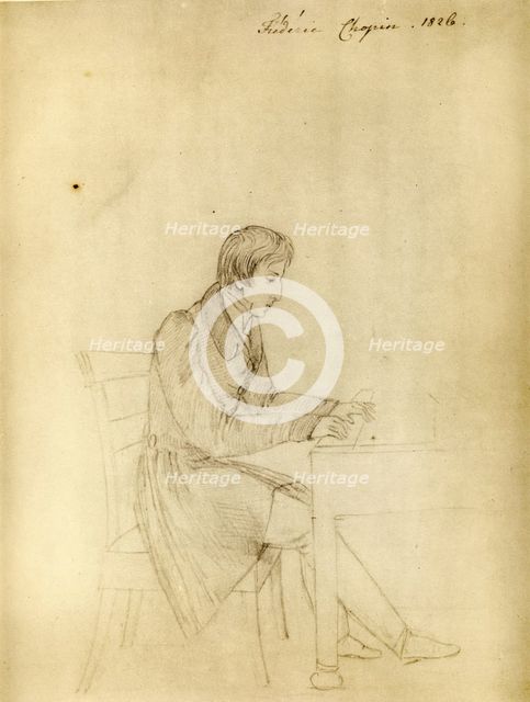 Portrait of Frédéric Chopin (1810-1849), 1826.