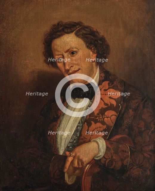 Portrait of Frédéric Chopin (1810-1849), 1833. Creator: Fanelli-Semah, Louis-Joseph (1804-1875).