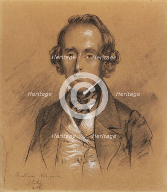 Portrait of Frédéric Chopin (1810-1849), 1845.
