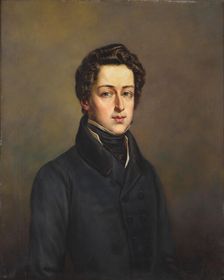 Portrait of Frédéric Chopin (1810-1849) at the age of 23, c1833. Creator: Anonymous