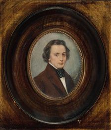 Portrait of Frédéric Chopin (1810-1849). Creator: Anonymous