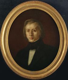 Portrait of Frédéric Chopin (1810-1849). Creator: Kwiatkowski, Teofil (1809-1891)