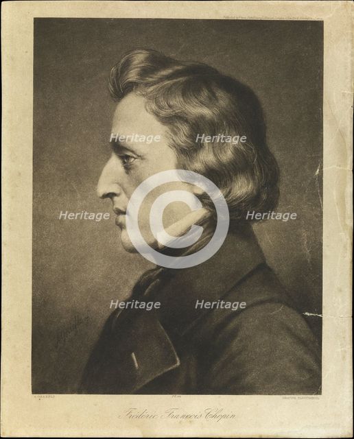 Portrait of Frédéric Chopin.
