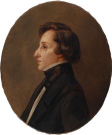 Portrait of Frédéric Chopin. Creator: Winterhalter, Franz Xavier (1805-1873)