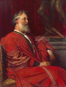 Portrait of Frederic, Lord Leighton, P.R.A, 1888. Creator: George Frederick Watts