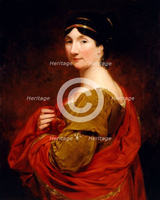 Portrait of Frederica, Countess of Mansfield, late 19th or early 20th century. Artist: George Saunders.