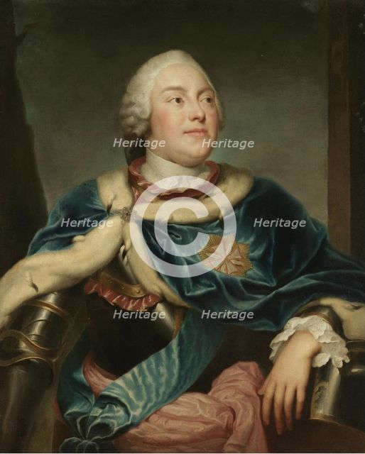 Portrait of Frederick Christian, Elector of Saxony (1722-1763). Artist: Mengs, Anton Raphael (1728-1779)