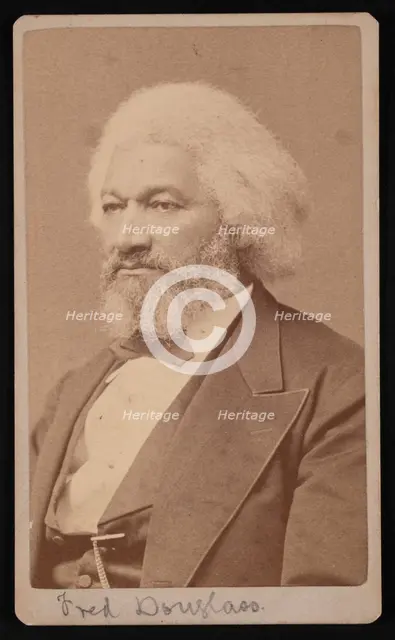 Portrait of Frederick Douglass (1817?-1895), 1878. Creator: Samuel Montague Fassett.