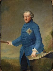 Portrait of Frederick II of Prussia (1712-1786), 1763. Creator: Ziesenis, Johann Georg, the Younger (1716-1776)