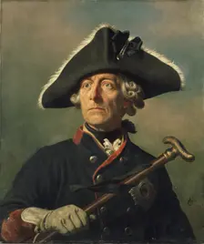 Portrait of Frederick II of Prussia (1712-1786), 1870. Creator: Camphausen, Wilhelm (1818-1885)