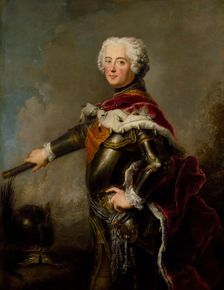 Portrait of Frederick II of Prussia (1712-1786), 18th century. Creator: Antoine Pesne