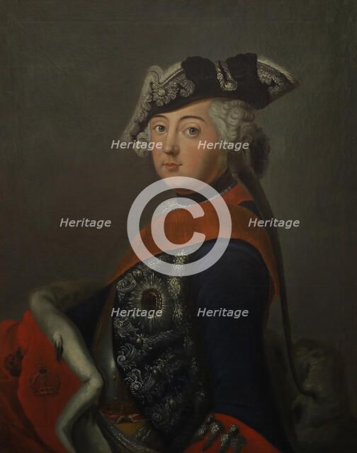 Portrait of Frederick II of Prussia (1712-1786), Second Half of the 18th cen. Creator: Anonymous.