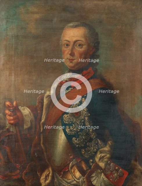 Portrait of Frederick II of Prussia (1712–1786). Artist: De la Croix, Pieter Frederik (1709-1782)