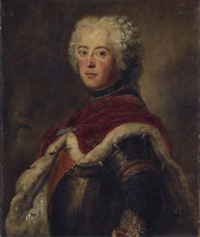Portrait of Frederick II of Prussia (1712–1786). Artist: Pesne, Antoine (1683-1757)