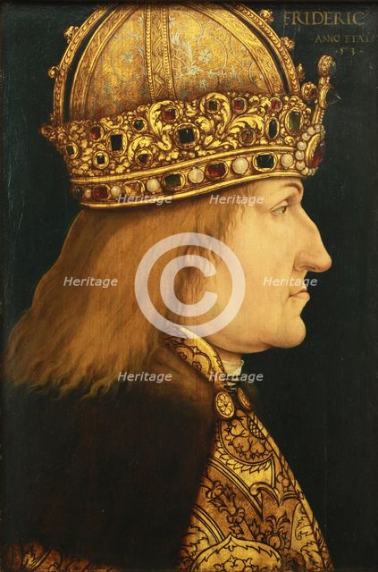 Portrait of Frederick III (1415-1493), Holy Roman Emperor, c. 1510.