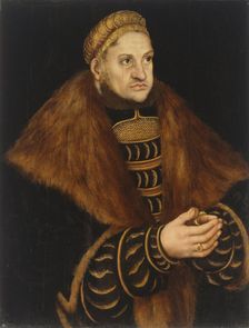 Portrait of Frederick III, Elector of Saxony (1463-1525), ca 1515