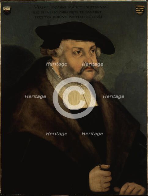 Portrait of Frederick III, Elector of Saxony (1463-1525). Creator: Cranach, Lucas, the Elder (1472-1553).