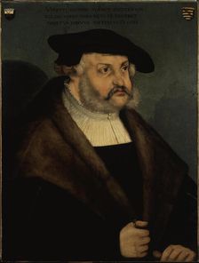 Portrait of Frederick III, Elector of Saxony (1463-1525). Creator: Cranach, Lucas, the Elder (1472-1553)