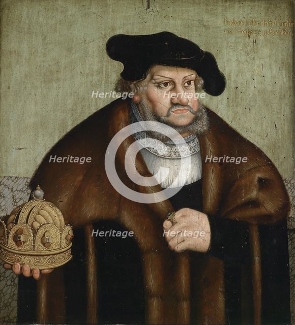 Portrait of Frederick III, Elector of Saxony (1463-1525). Artist: Cranach, Lucas, the Elder (1472-1553)
