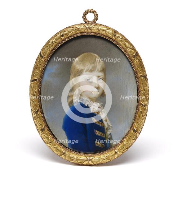 Portrait of Frederick, Prince-Bishop of Osnabruck, afterwards Duke of York, c1773. Creator: Jeremiah Meyer.