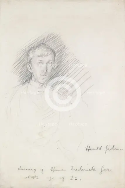 Portrait of Frederick Spencer Gore (1878-1914), c1911-1912. Artist: Harold Gilman.