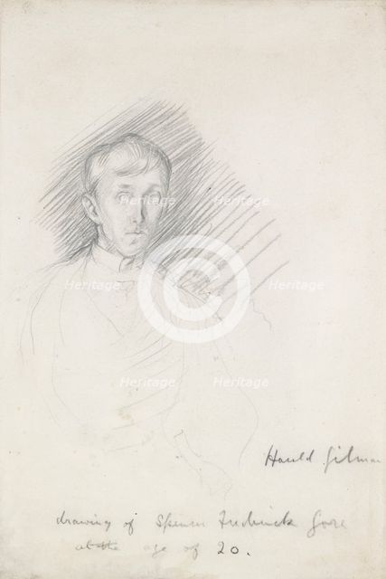 Portrait of Frederick Spencer Gore (1878-1914), c1911-1912. Artist: Harold Gilman.