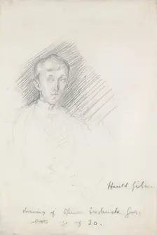 Portrait of Frederick Spencer Gore (1878-1914), c1911-1912. Artist: Harold Gilman