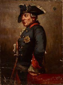 Portrait of Frederick the Great (1712-1786), second half of 19th century. Creator: Unknown