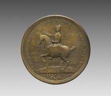 Portrait of Frederick the Great, King of Prussia (obverse), 1757. Creator: Unknown