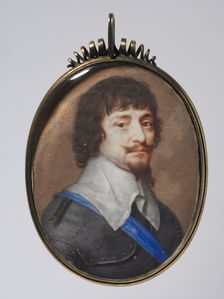Portrait of Frederick V, Elector Palatine, King of Bohemia, 1630s. Creator: John Hoskins (British, c. 1590-1665)