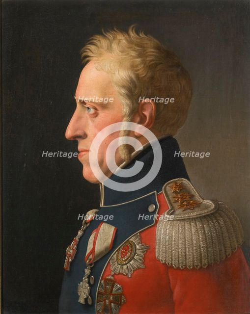 Portrait of Frederick VI of Denmark (1768-1839), 1820.