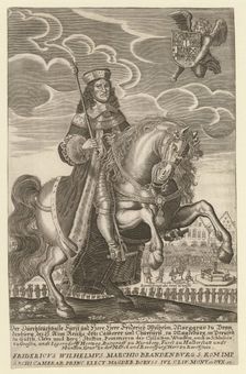 Portrait of Frederick William (1620-1688), Elector of Brandenburg, Duke of Prussia, 1680. Artist: Grimm, Simon (active ca. 1680)