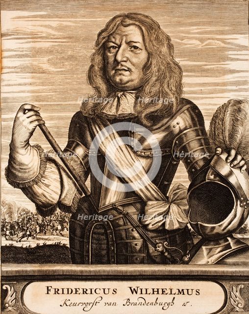 Portrait of Frederick William (1620-1688), Elector of Brandenburg, Duke of Prussia, 1675. Creator: Anonymous.