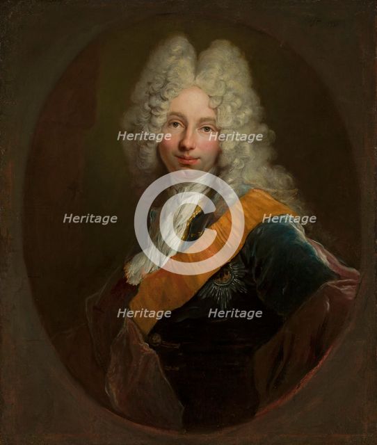 Portrait of Frederick William Kettler (1692-1711), Duke of Courland and Semigallia, 1711-1712. Creator: Pesne, Antoine (1683-1757).