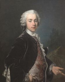 Portrait of Frederik Berregaard, 1743-1747. Creator: Louis Tocque