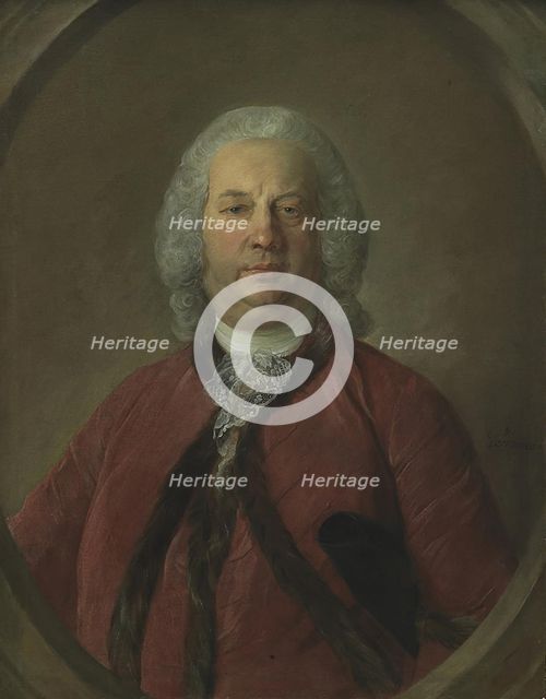 Portrait of Frederik Hansen de Liliendal, Danish Consul at Bordeaux, 1767-1769. Creator: Jean-Baptiste Perronneau.