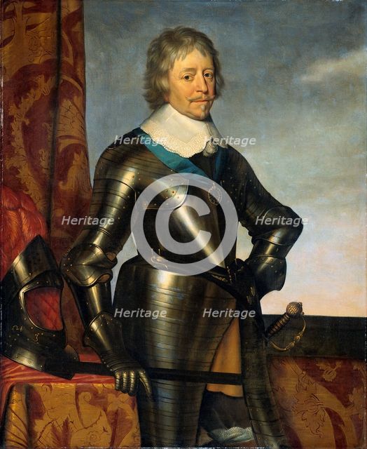 Portrait of Frederik Hendrik (1584-1647), Prince of Orange, 1650. Creator: Workshop of Gerard van Honthorst.