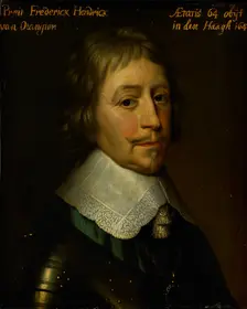 Portrait of Frederik Hendrik (1584-1647), Prince of Orange, c.1653. Creator: Workshop of Gerard van Honthorst