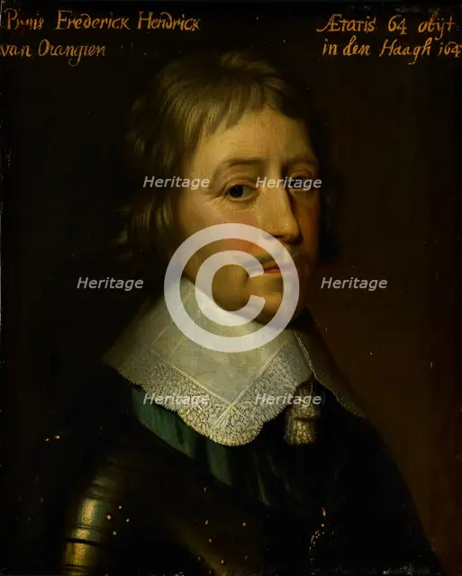 Portrait of Frederik Hendrik (1584-1647), Prince of Orange, c.1653. Creator: Workshop of Gerard van Honthorst.
