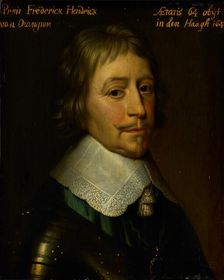 Portrait of Frederik Hendrik (1584-1647), Prince of Orange, c.1653. Creator: Workshop of Gerard van Honthorst