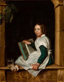 Portrait of Frederika Reijnders, Mid of the 19th cen. Creator: Alma-Tadema, Sir Lawrence (1836-1912)