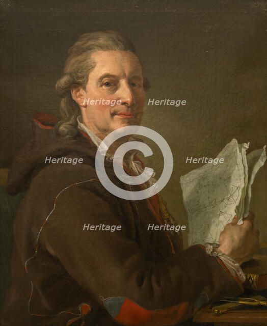 Portrait of Fredrik Henrik af Chapman (1721-1808) , 1778. Creator: Pasch, Lorenz, the Younger (1733-1805).