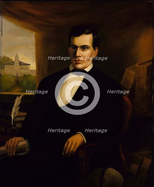 Portrait of Freeman Cary, ca. 1856. Creator: Robert Seldon Duncanson.