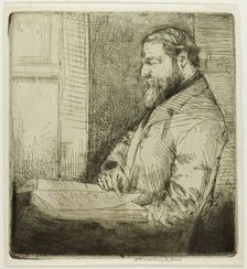 Portrait of French Student, 1901. Creator: Donald Shaw MacLaughlan