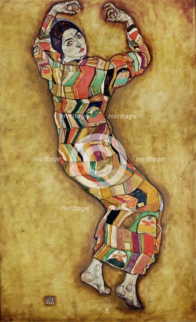 Portrait of Friederike Maria Beer , 1914. Creator: Schiele, Egon (1890-1918).