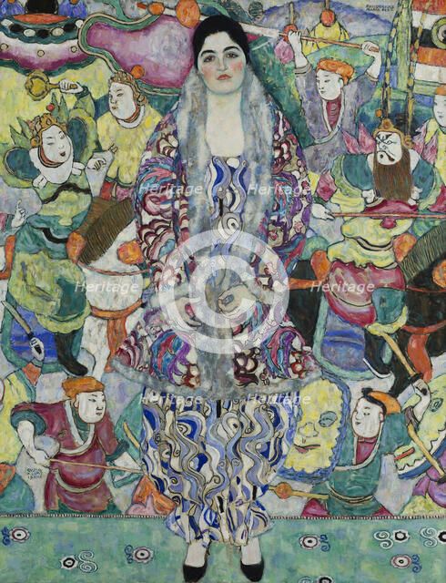 Portrait of Friederike Maria Beer, 1916. Creator: Klimt; Gustav (1862-1918).