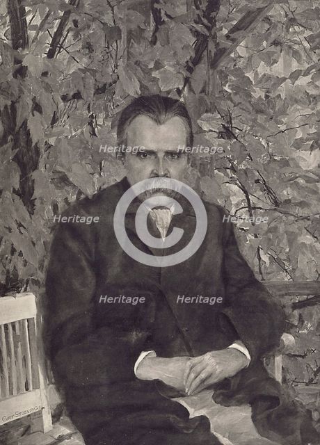 Portrait of Friedrich Nietzsche, 1895.