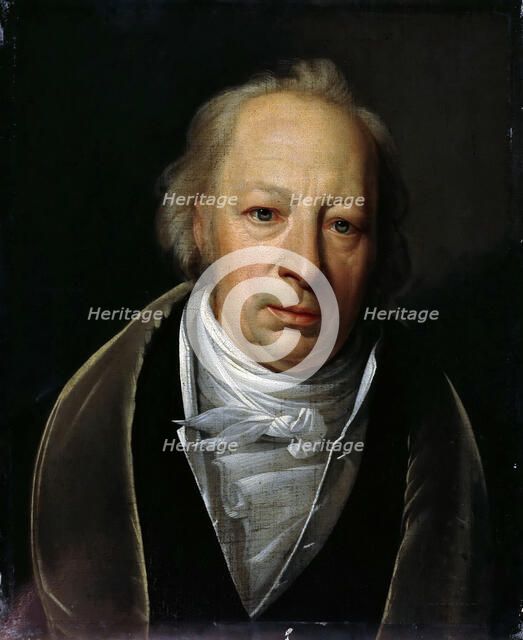 Portrait of Friedrich August Wolf (1759-1824), 1823. Creator: Wolff, Johann Eduard (1786-1868).